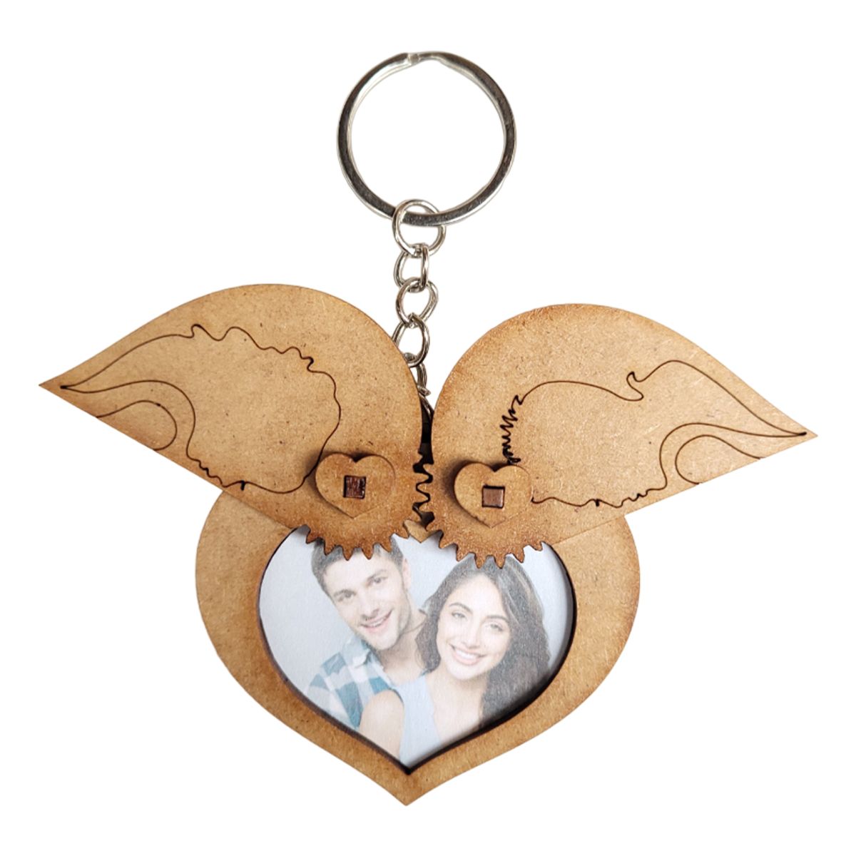 GENERICO - Llavero Corazón Porta-Foto