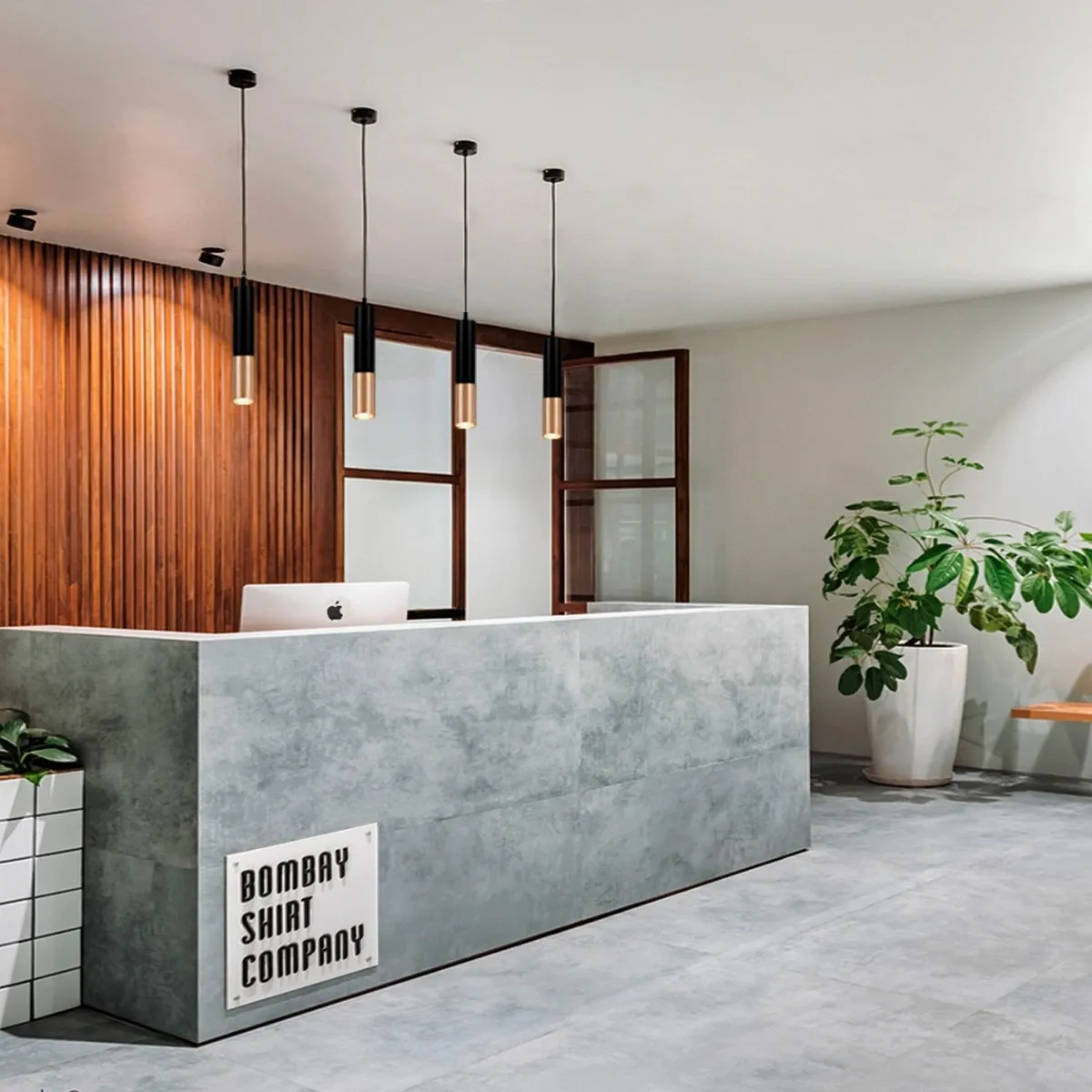 GENERICO - Lámpara colgante negro y dorado