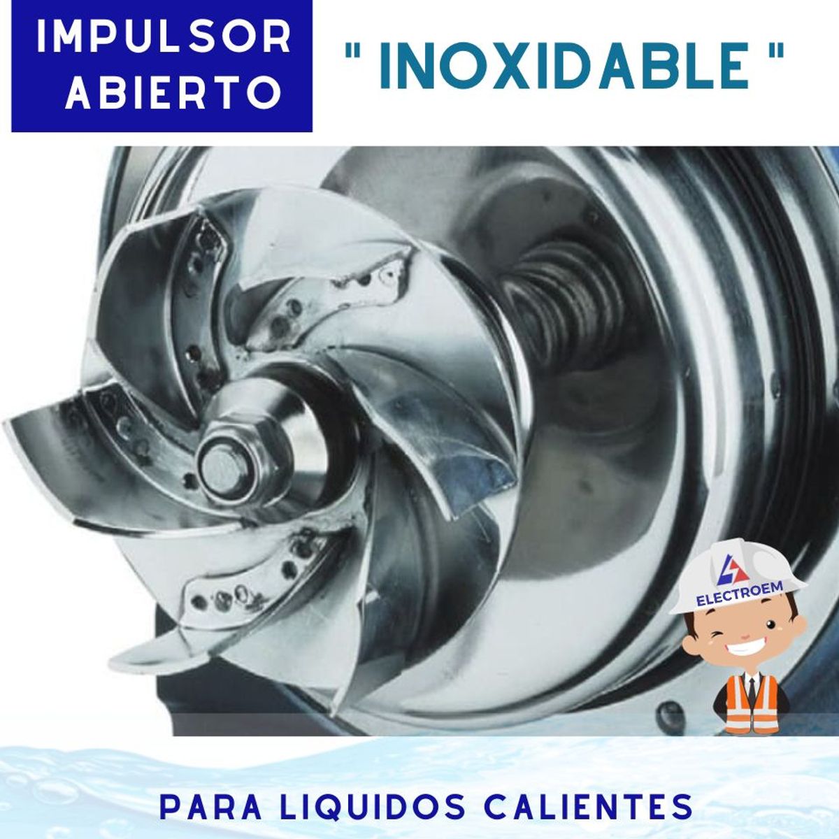 LEO - BOMBA INOXIDABLE DE 1 HP 300L/min PARA LECHE, CERVEZA Y MAS.