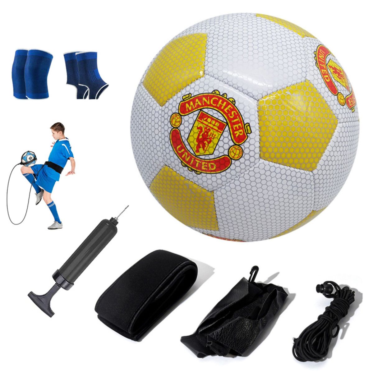 PUREPOWER - Pelota de Fútbol Soccer Set Con Cinturón de entrenamiento-5