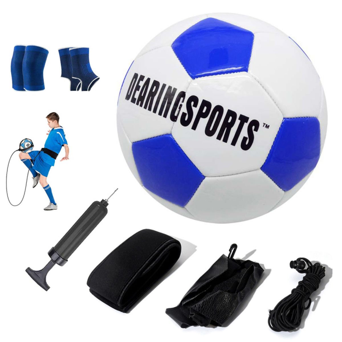 PUREPOWER - Pelota de Fútbol Soccer Set Con Cinturón de entrenamiento-5