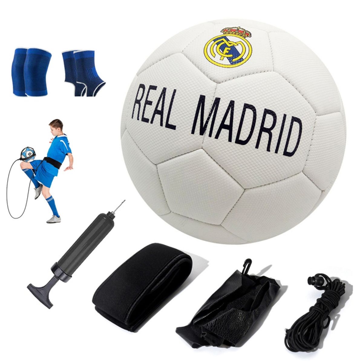 PUREPOWER - Pelota de Fútbol Soccer Set Con Cinturón de entrenamiento-5
