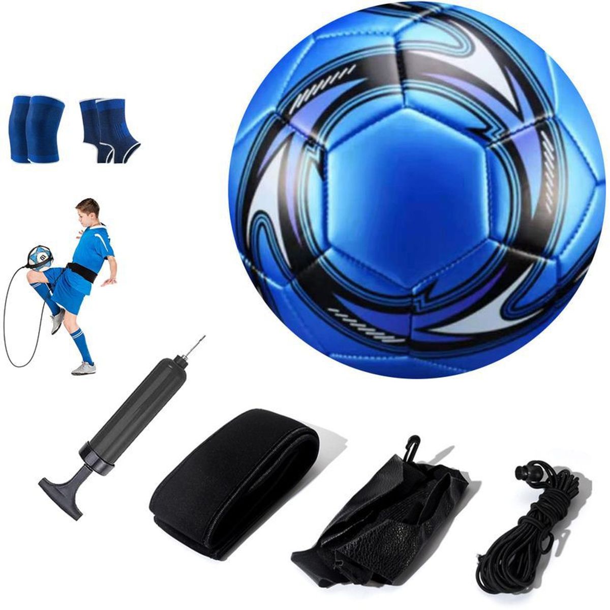 PUREPOWER - Pelota de Fútbol Soccer Set Con Cinturón de entrenamiento-4
