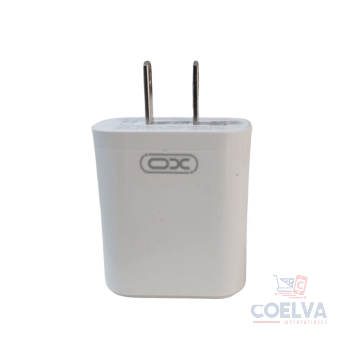 XO - XO-L90CUS Cargador Dual USB con cable Tipo C de 12W max