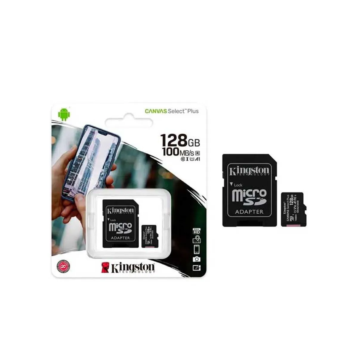 KINGSTON - MEMORIA KINGSTON MICRO SD 128GB CLASE 10
