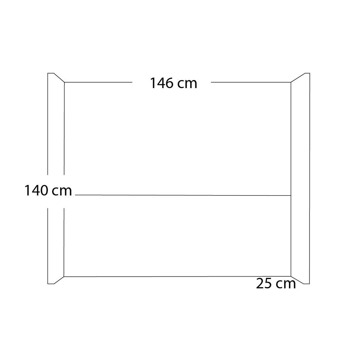 BARAKA HOME - Cabecera Emperatriz Dublin 2 plz - Gris Claro