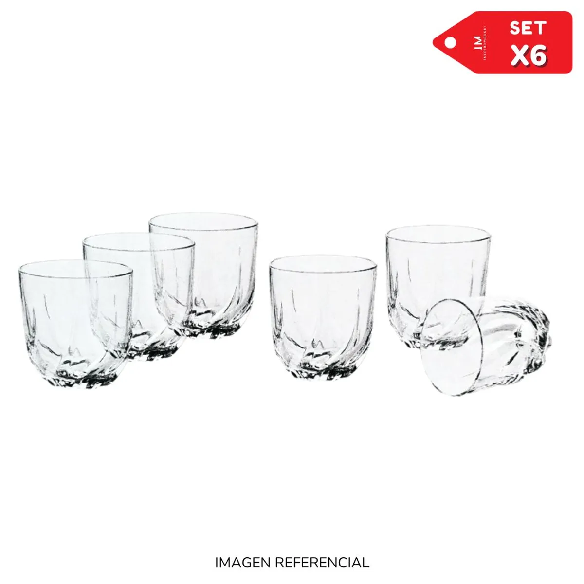 INSPIRA MARKET - Mini copas shot chupito set x6 und