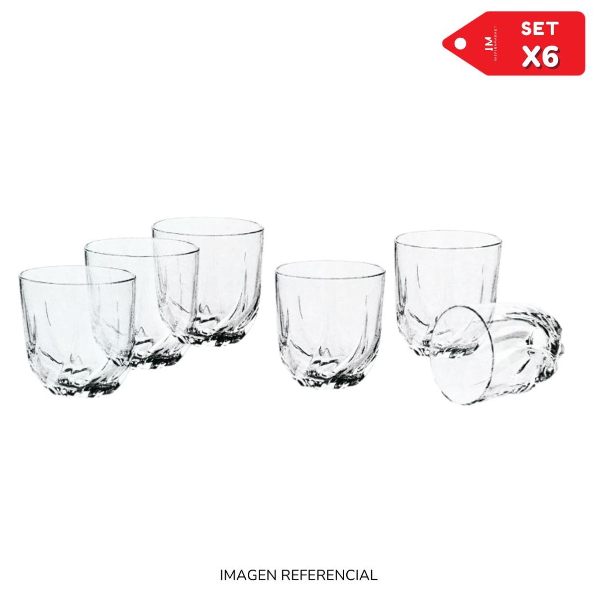 INSPIRA MARKET - Mini copas shot chupito set x6 und