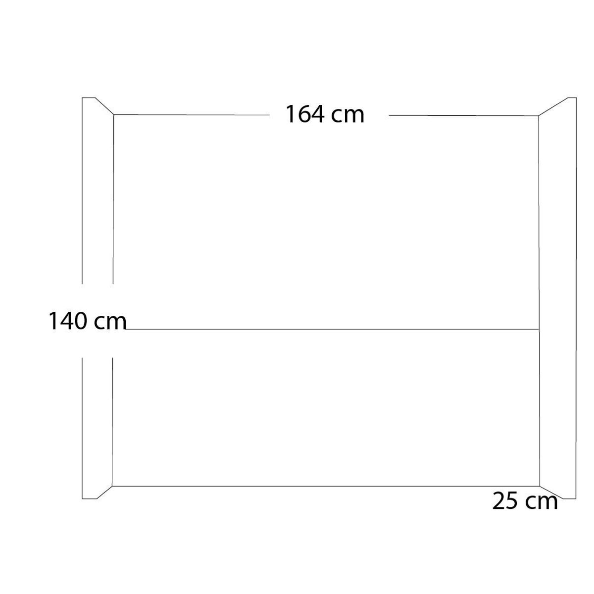 BARAKA HOME - Cabecera Emperatriz Dublin Queen - Gris Oscuro