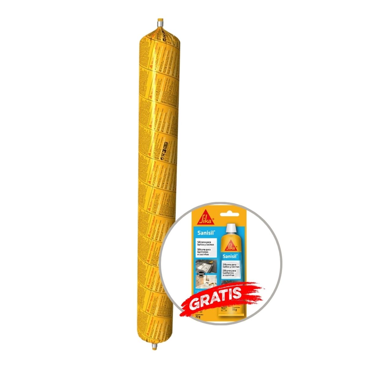 SIKA - Sellante especial de juntas Sikaflex PRO 3 Concrete Grey 600mL