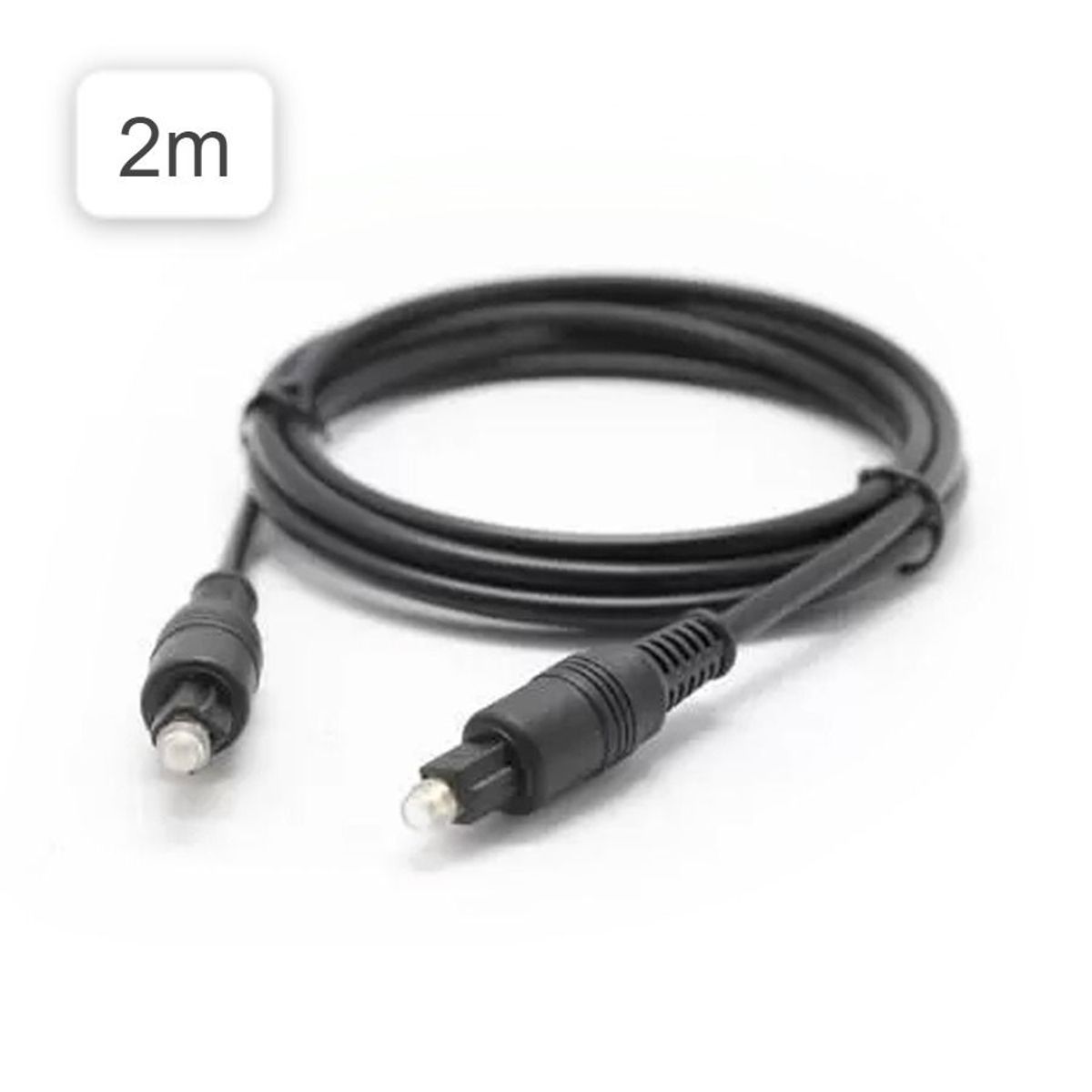 OEM - 2Cables Audio Digital Fibra Optica 2m metros Macho DVD PS4 Xbox 360
