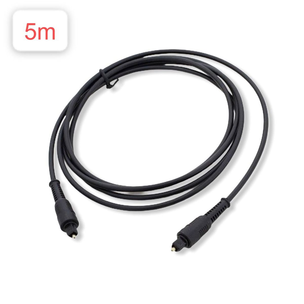 OEM - Cable Audio Digital Fibra Optica 5m metros Macho para DVD PS4 Xbox 360