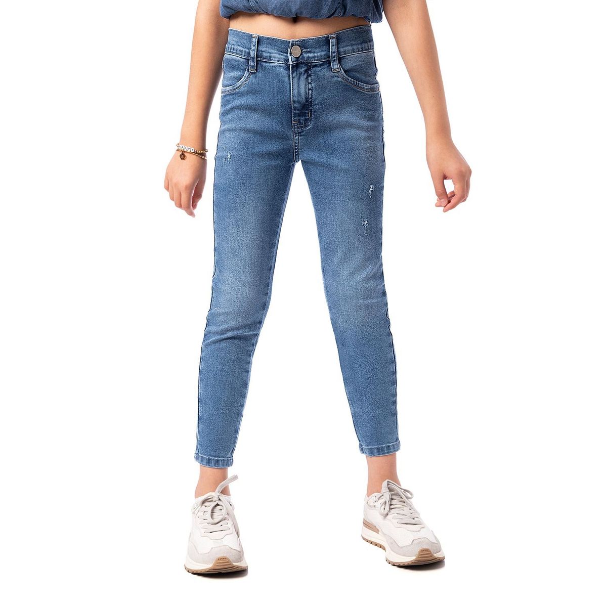 PIONIER - Pantalon Moda Denim Stretch Linna Niña