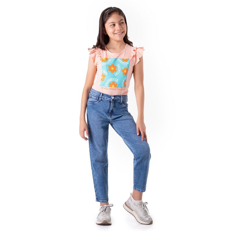 PIONIER - Pantalon Moda Denim Stretch Boran Niño