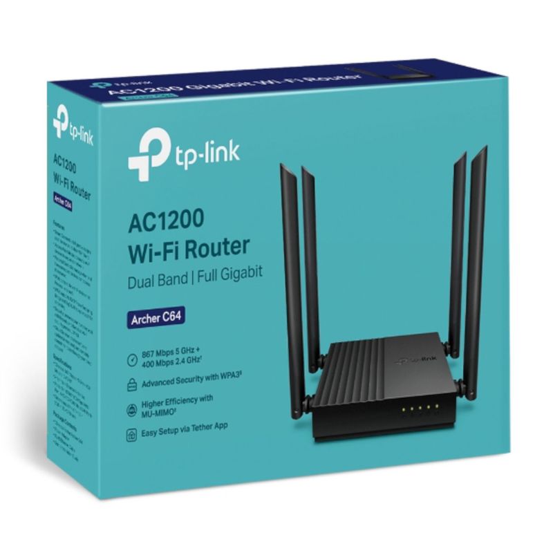 TP LINK - Router TP-LINK Archer C64 AC1200