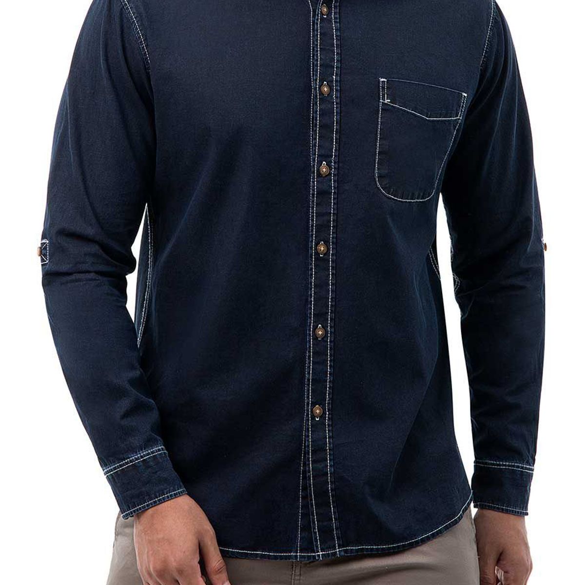NORTON - Camisa Moda Denim Hombre Noham.