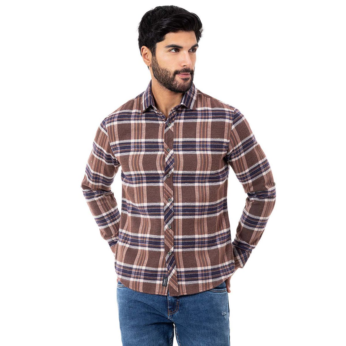 PIONIER - Camisa Moda Cuadros Ezeken Hombre