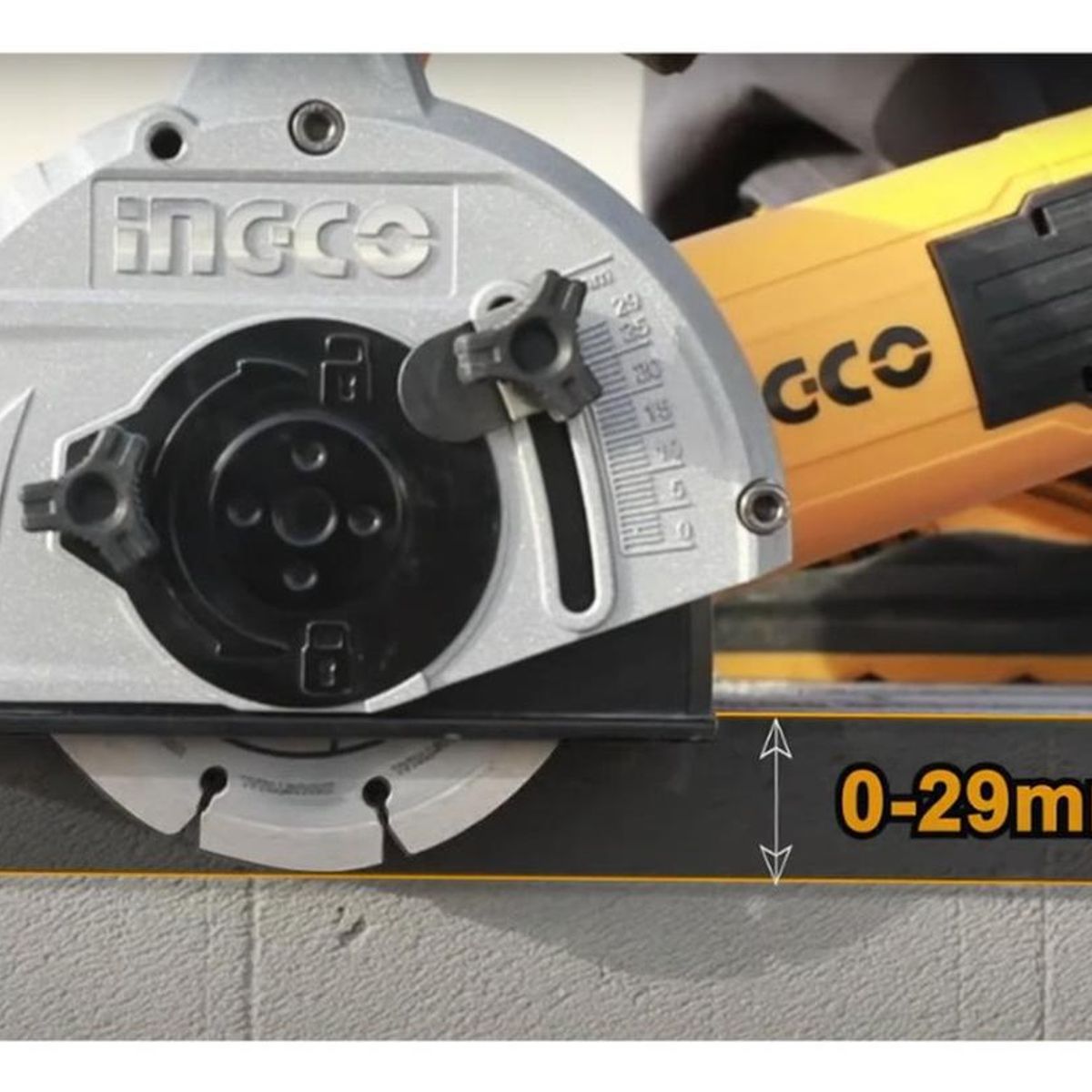 INGCO - Acanaladora Cortadora De Concreto 1500w Ingco