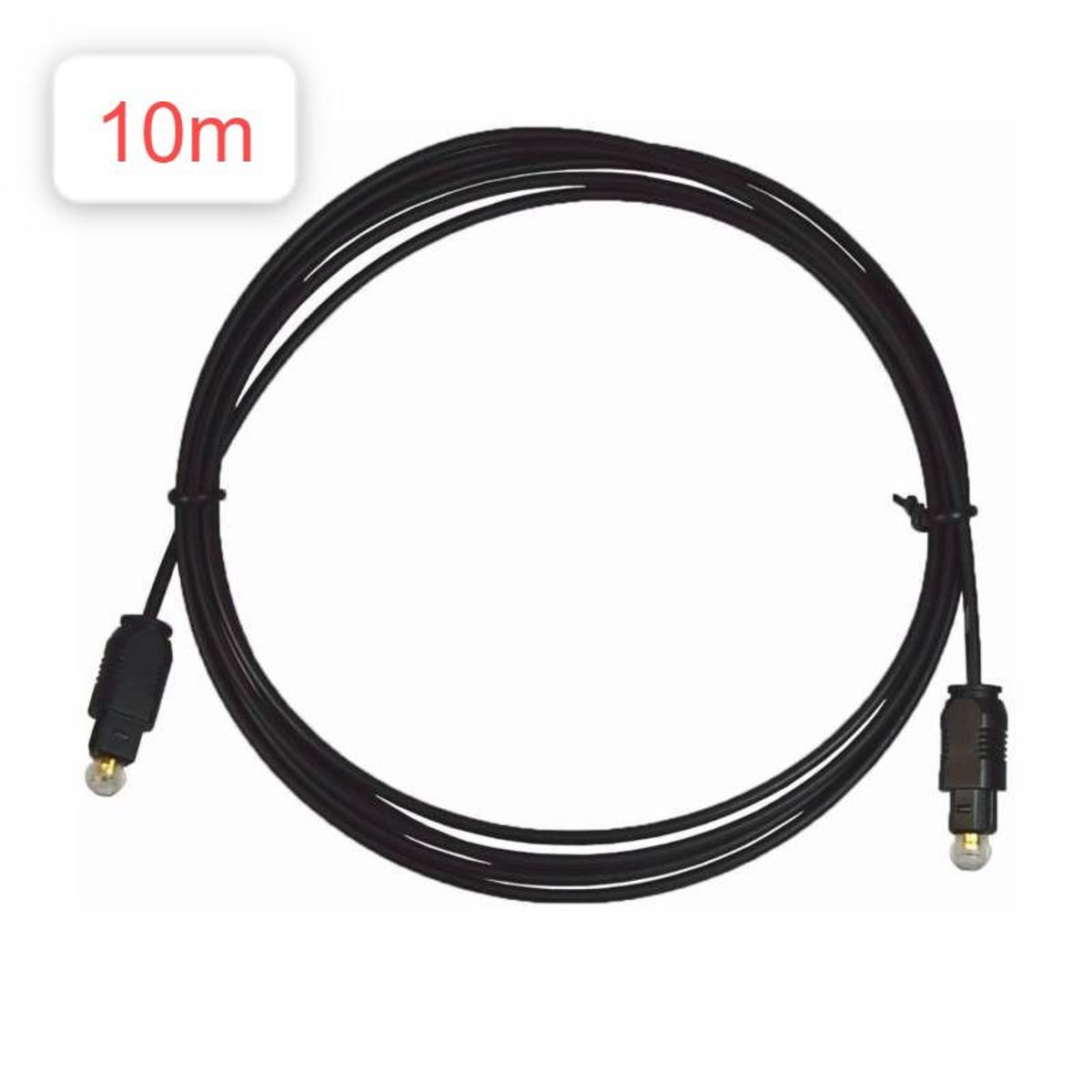 OEM - Cable Audio Digital Fibra Optica 10m metros Macho para DVD PS4 Xbo 360