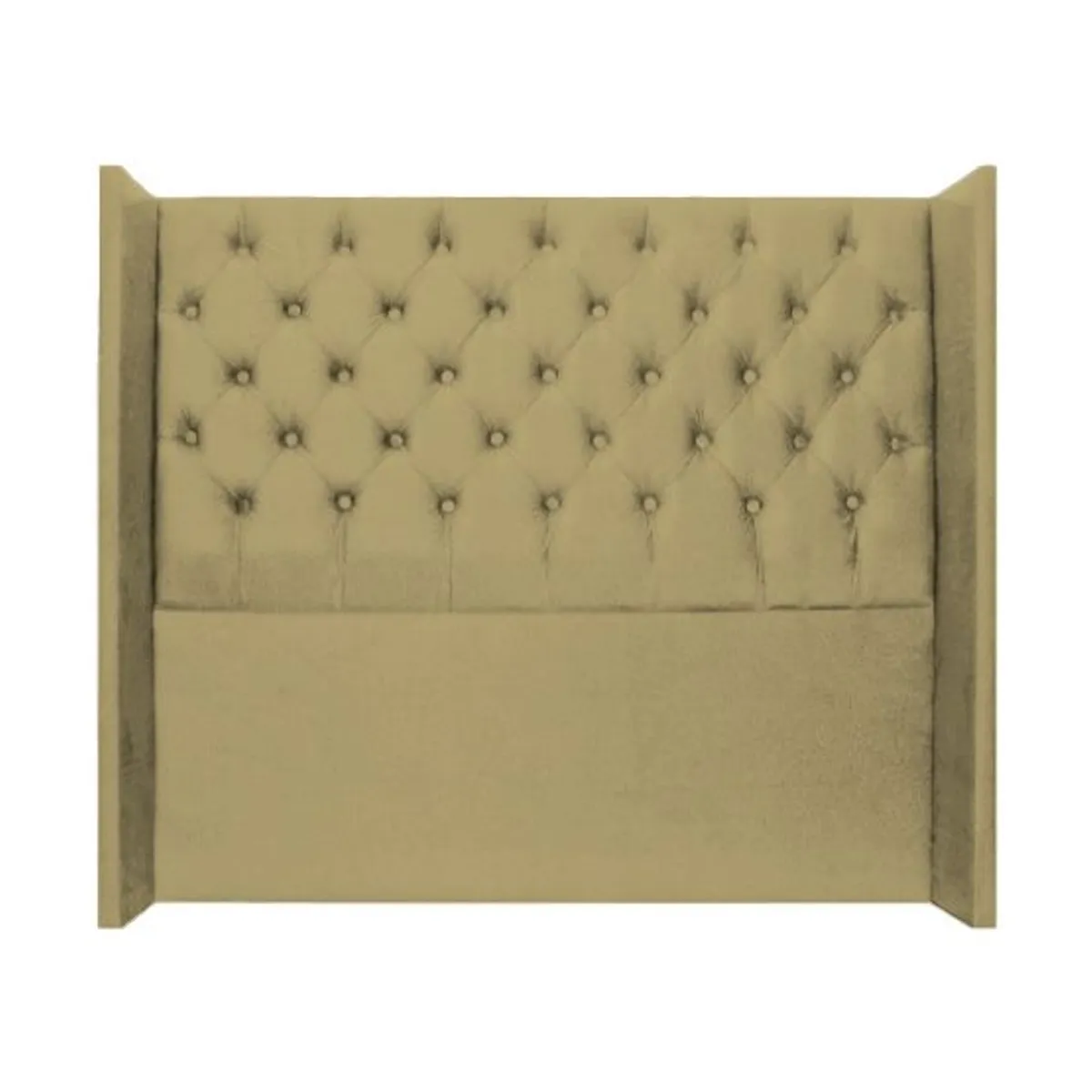 BARAKA HOME - Cabecera Emperatriz Dublin King- Beige Oscuro