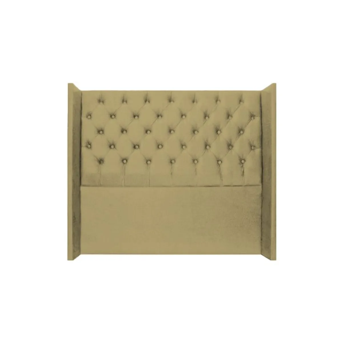 BARAKA HOME - Cabecera Emperatriz Dublin King- Beige Oscuro