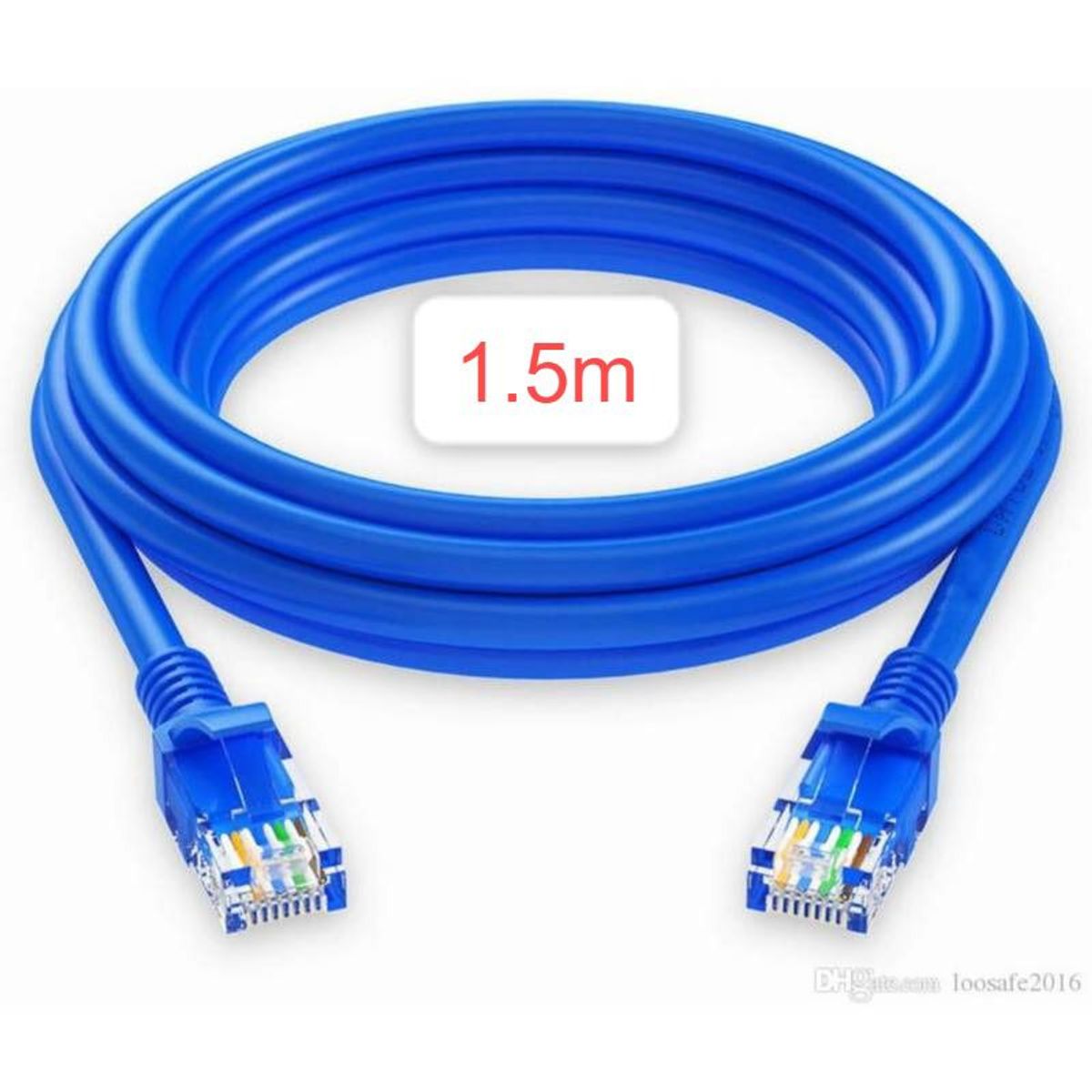 OEM - x2 Cable Internet Red 150cm Adaptador Rj45 CAT6 Ethernet UTP LAN