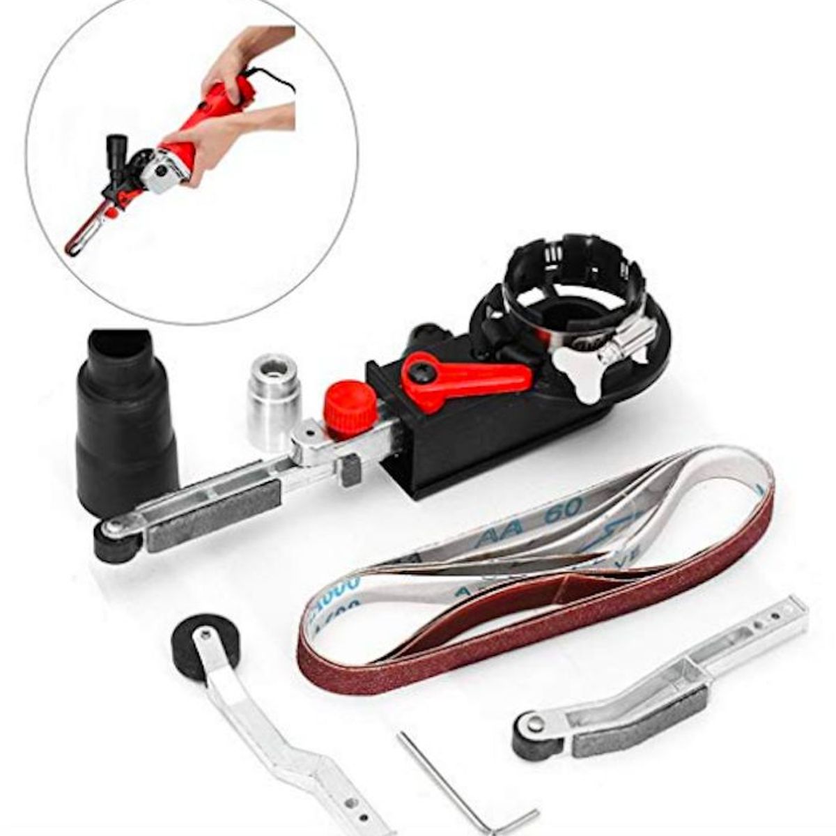 GENERICO - ADAPTADOR DE LIJADOR PARA AMOLADORA   115MM. WORKTOOLS