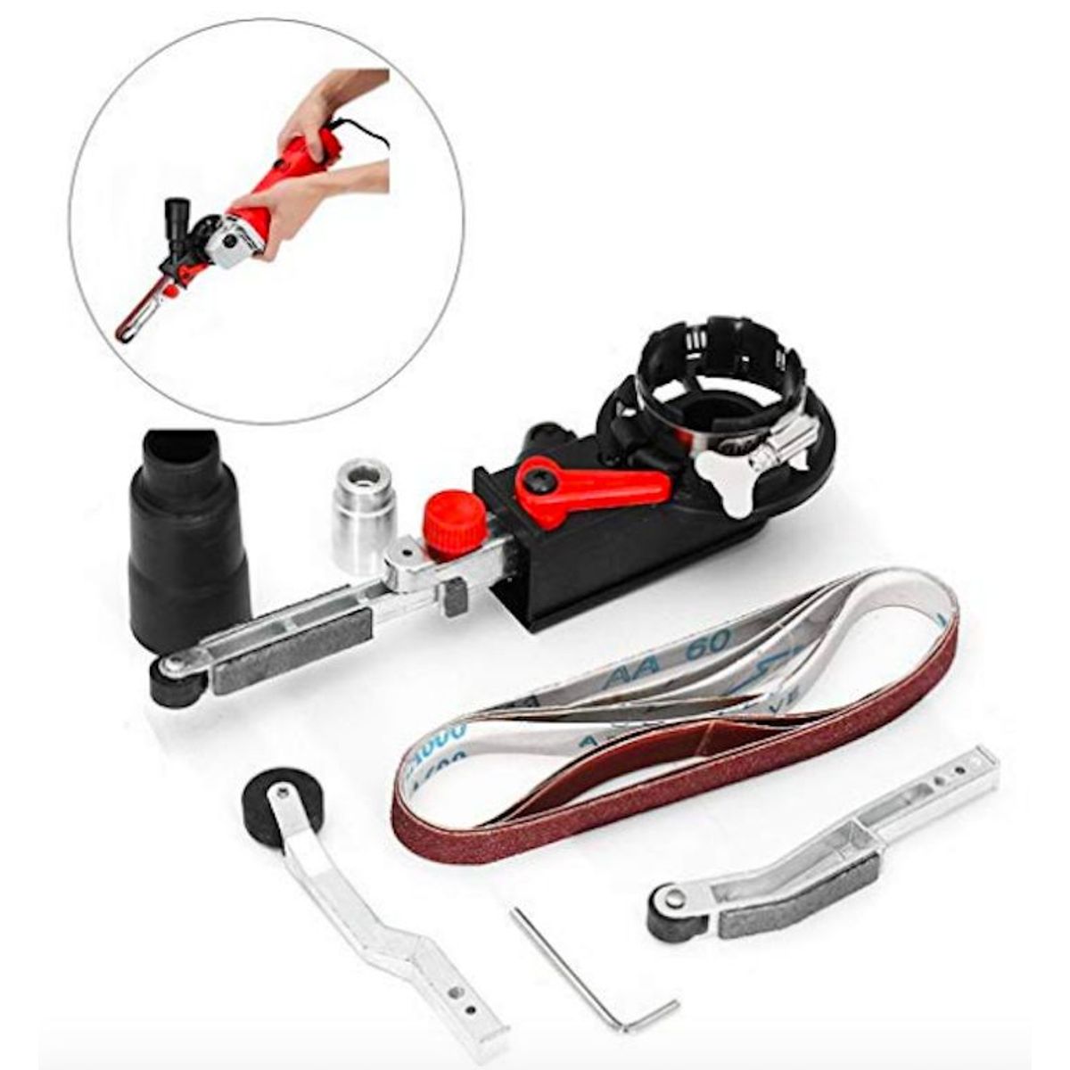 GENERICO - ADAPTADOR DE LIJADOR PARA AMOLADORA   115MM. WORKTOOLS