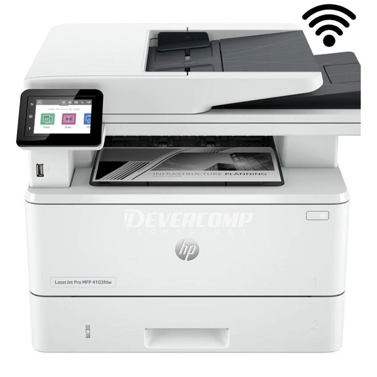 HP - Impresora Laser HP LaserJet Pro 4103FDW Monocromatica Wifi