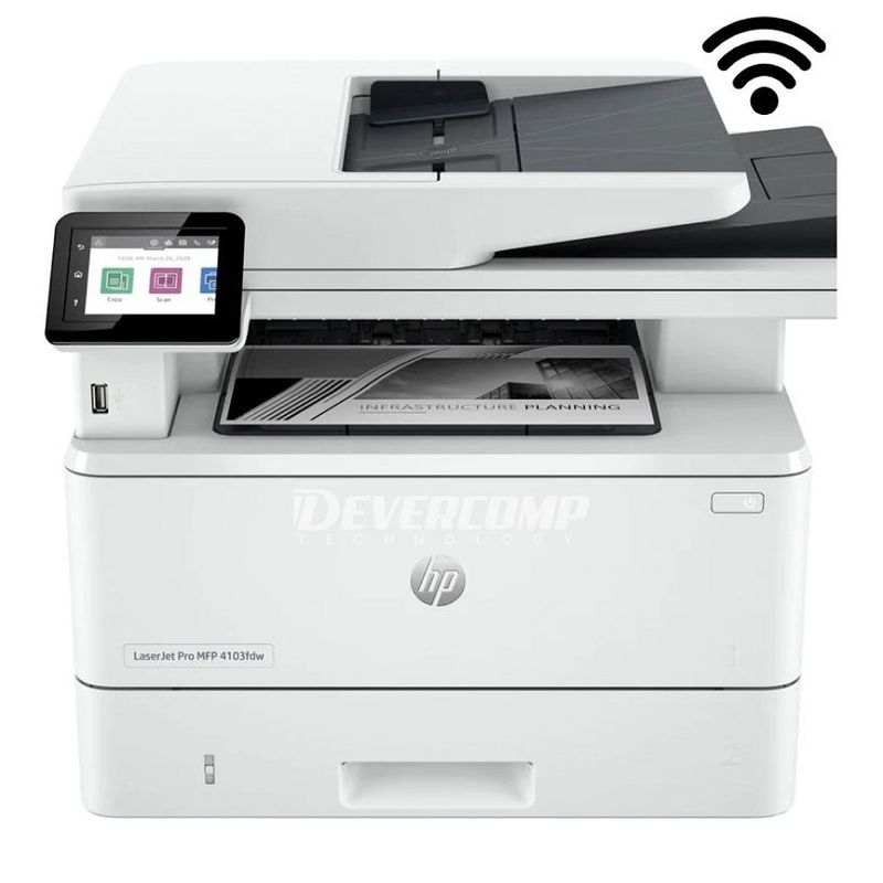 HP - Impresora Laser HP LaserJet Pro 4103FDW Monocromatica Wifi