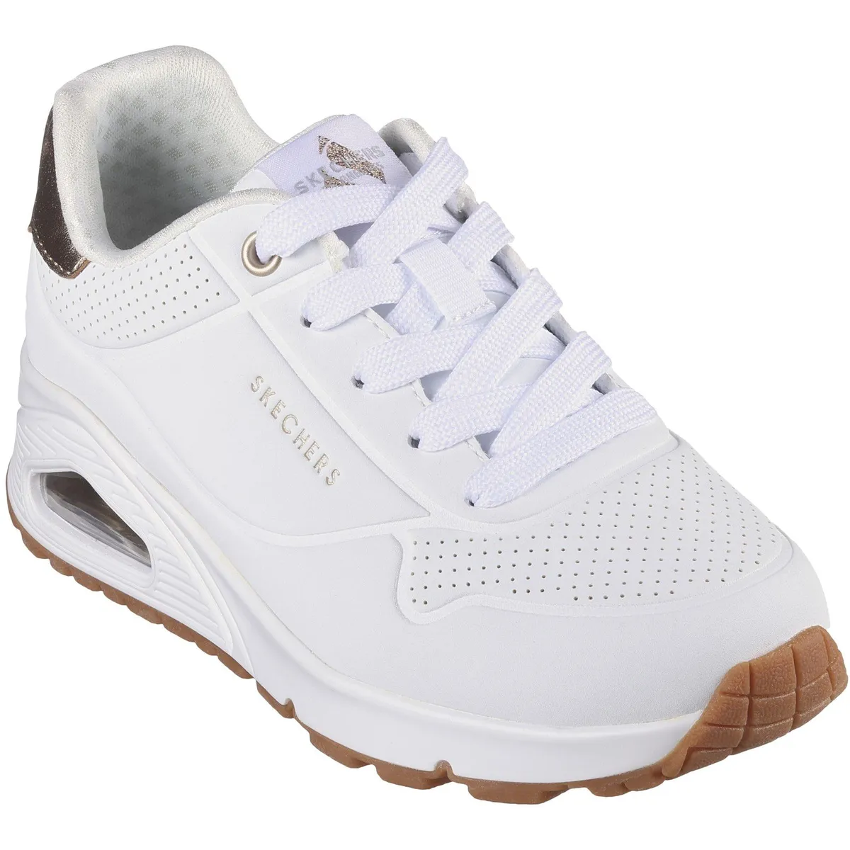 SKECHERS - Zapatilla Skechers Uno Gen1-Shimmer Away Blanco para Mujer