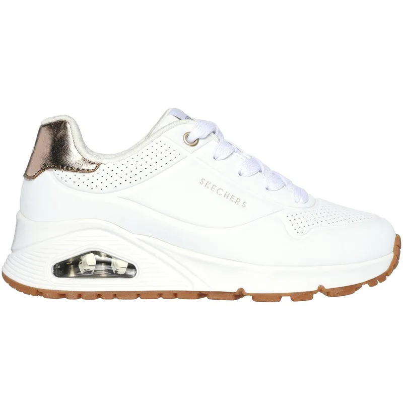 SKECHERS - Zapatilla Skechers Uno Gen1-Shimmer Away Blanco para Mujer