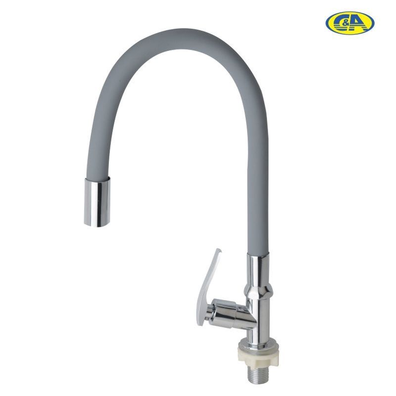 C&A - Llave de Lavadero Flexible al MUEBLE Gris