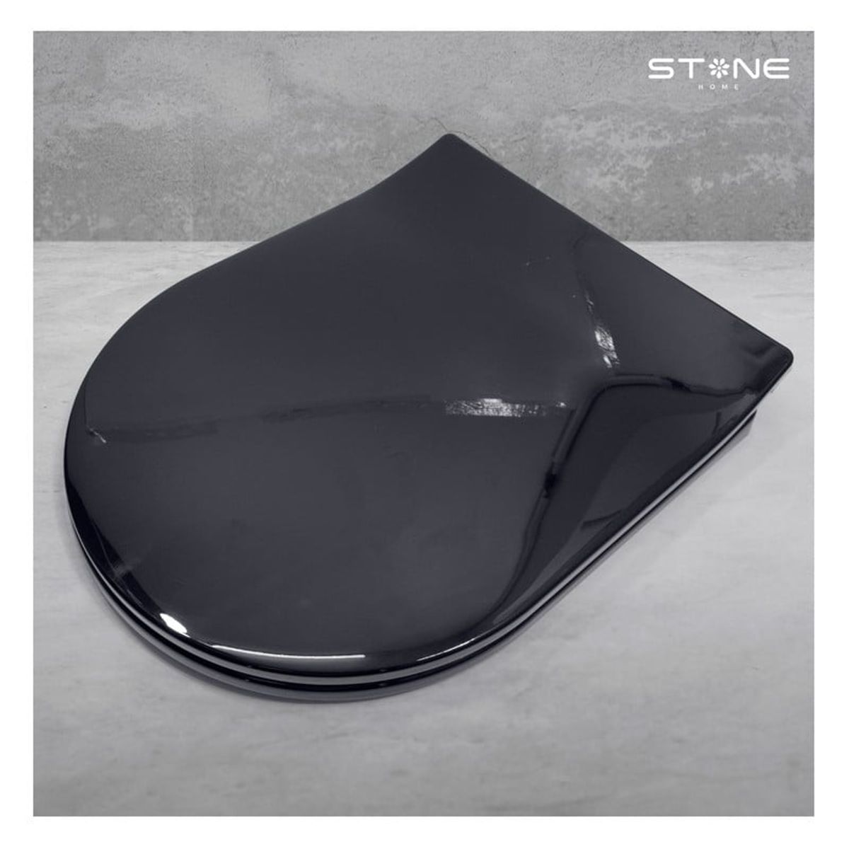 STONE - TAPA DE ASIENTO NEGRO P - INODORO STAN  STONE