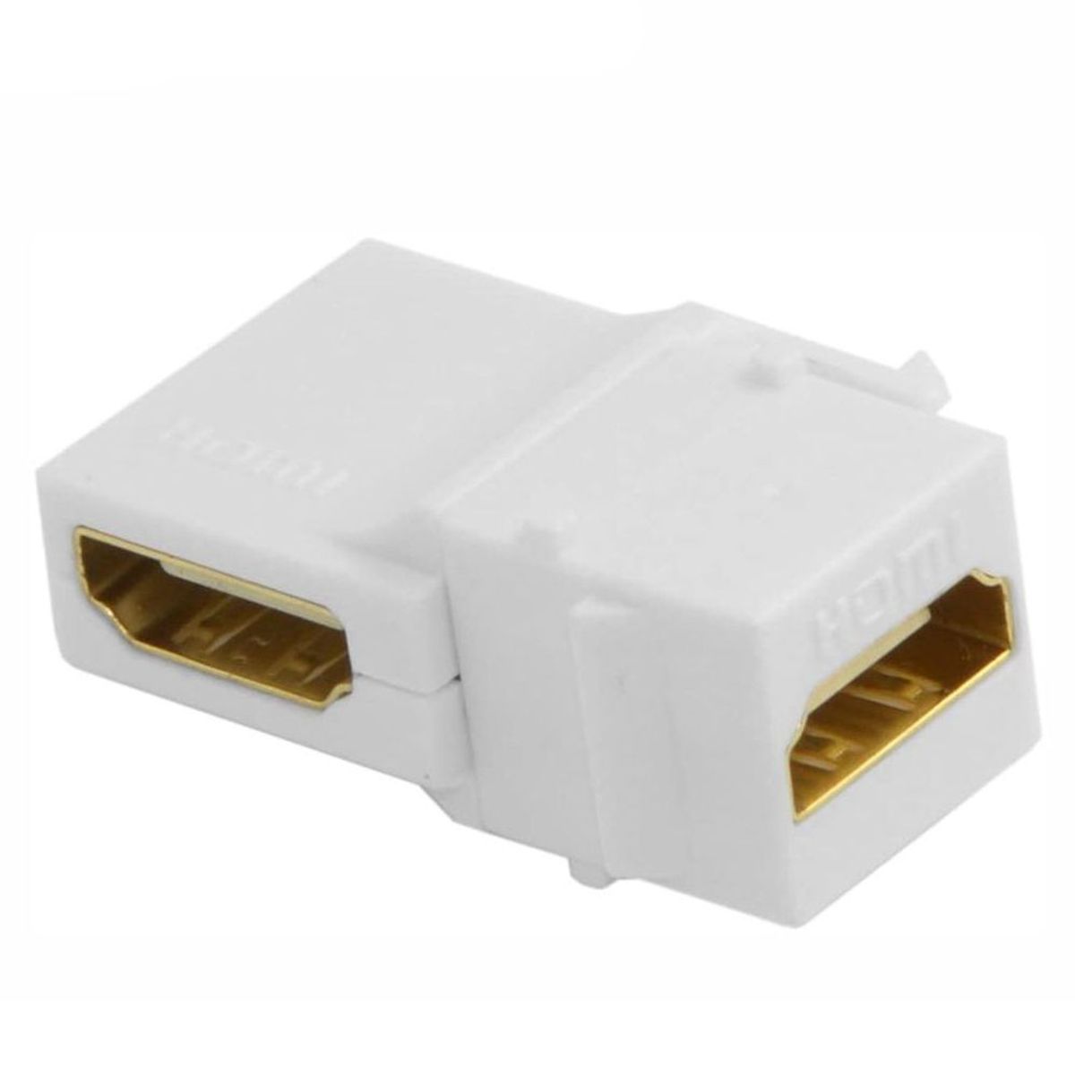 TRAUTECH - Empalme HDMI de 90 Grados Para Modulo de Placa / Faceplate TRAUTECH