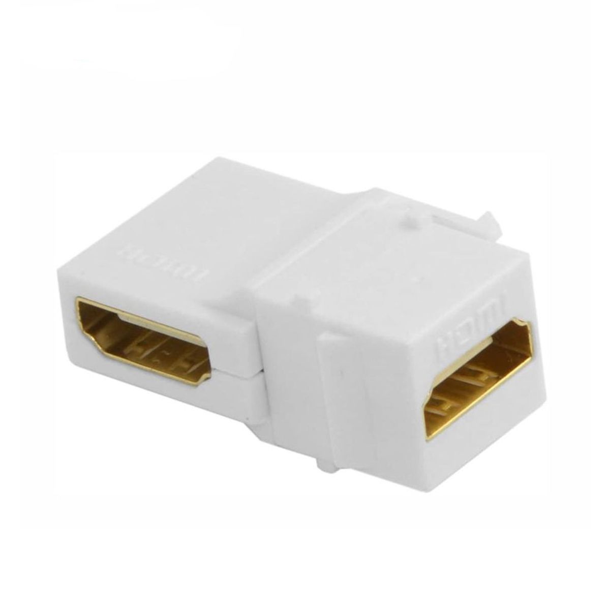 TRAUTECH - Empalme HDMI de 90 Grados Para Modulo de Placa / Faceplate TRAUTECH