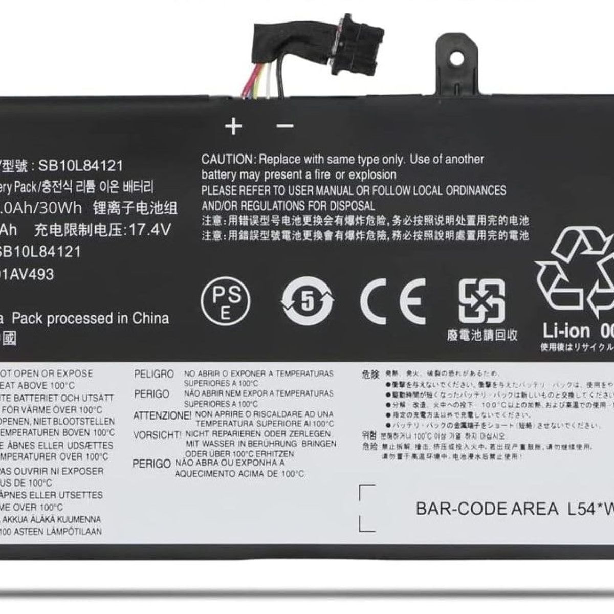 GENERICO - BATERIA PARA LAPTOP  LENOVO THINKPAD T570, T580, P51S