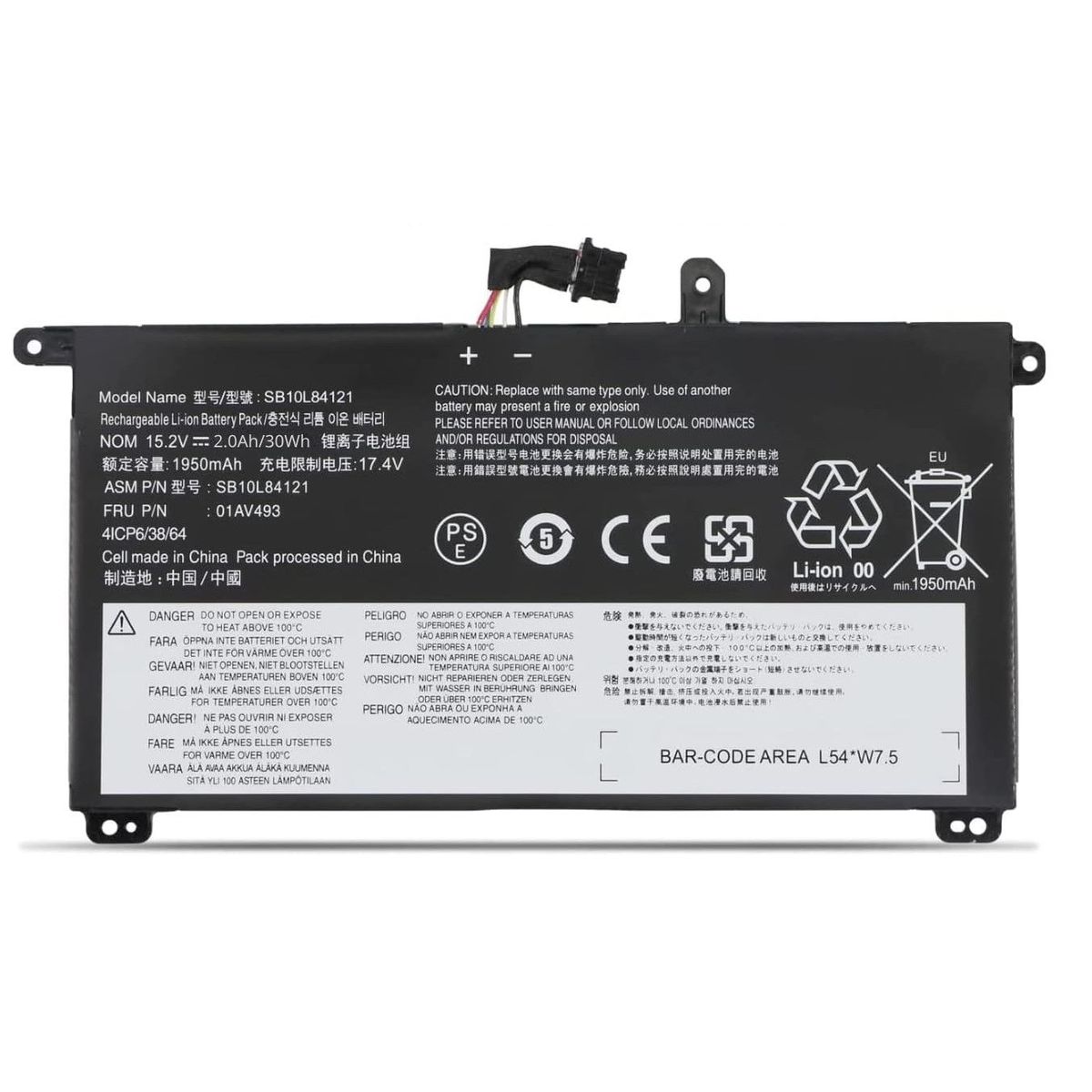 GENERICO - BATERIA PARA LAPTOP  LENOVO THINKPAD T570, T580, P51S