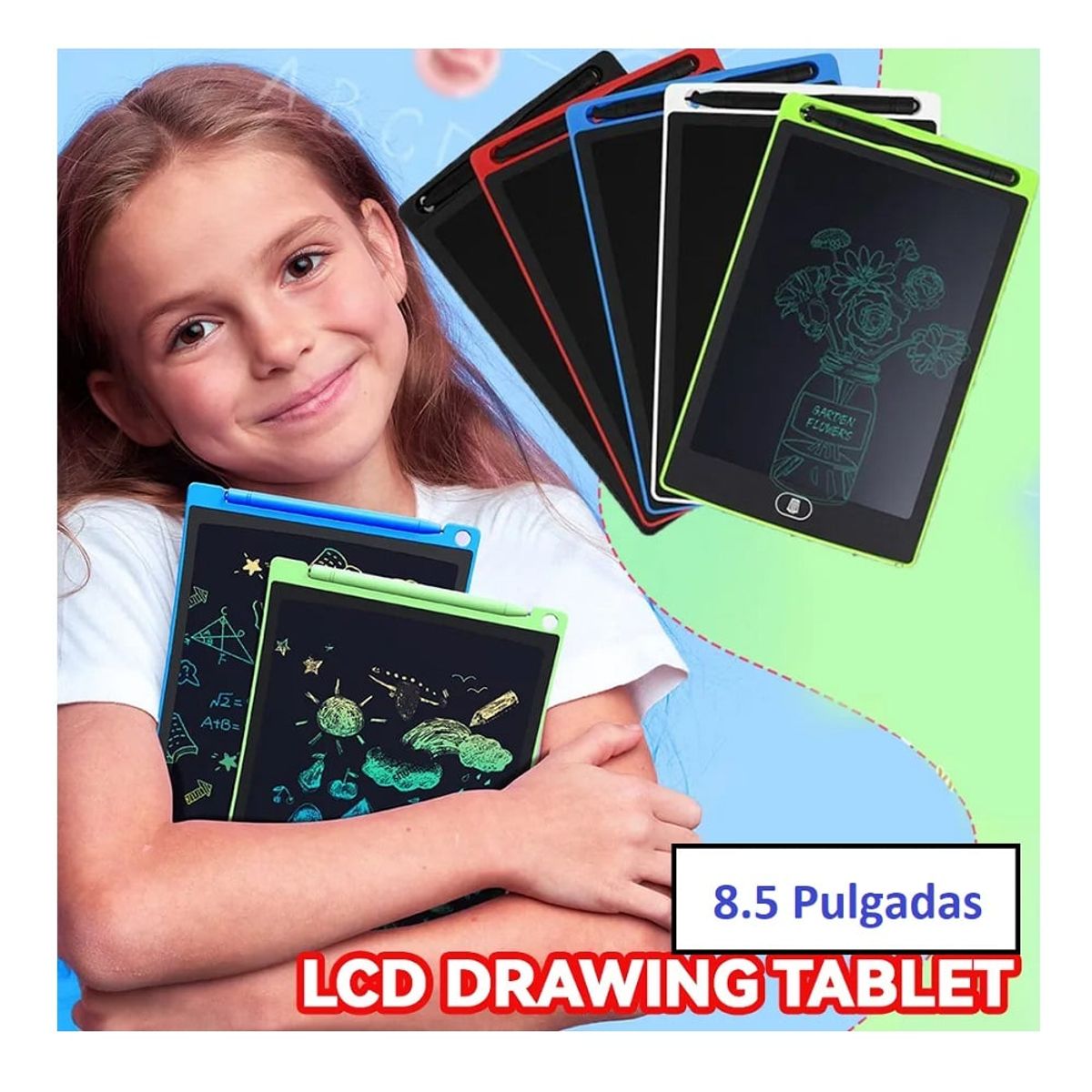 GENERICO - Tablet de Escritura y Dibujo Tablero Pizarra LCD 10 Pulgadas