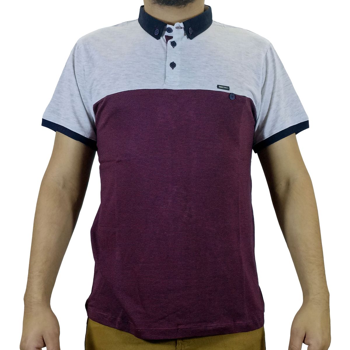 GENERICO - Polo Camisero Anonymous Para Hombre - Plomo