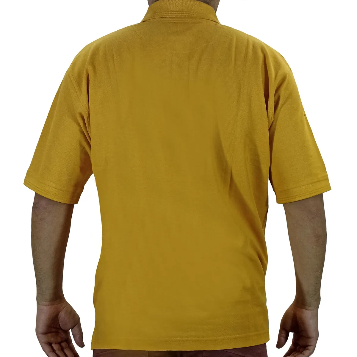 GENERICO - Polo Camisero Para Hombre - Mostaza