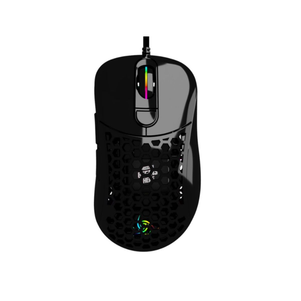 VSG - Mouse Gamer Ultraliviano Vsg Aquila Air 16,000 DPI Negro Brillante