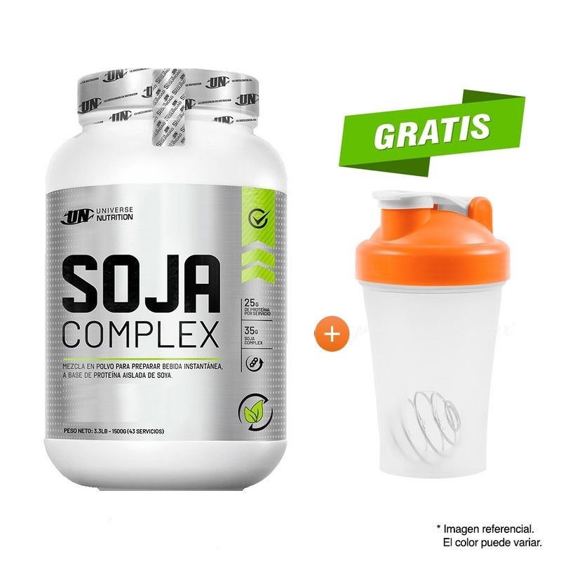 UNIVERSE NUTRITION - Soja Complex 1.5 kg UN - Cookies Proteína de Soya