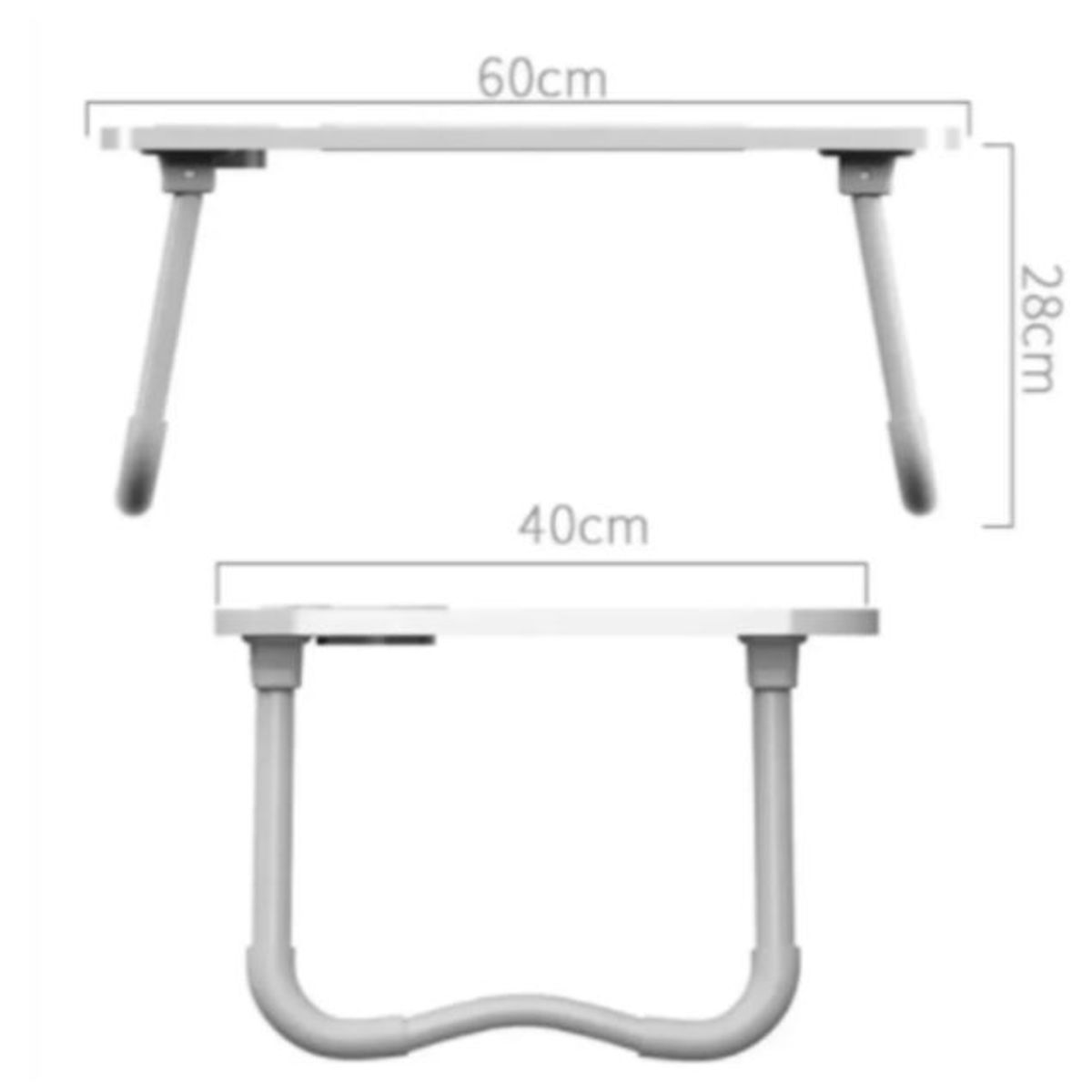 GENERICO - MESA MULTIUSOS PORTATIL CON USB COLOR ROSADO