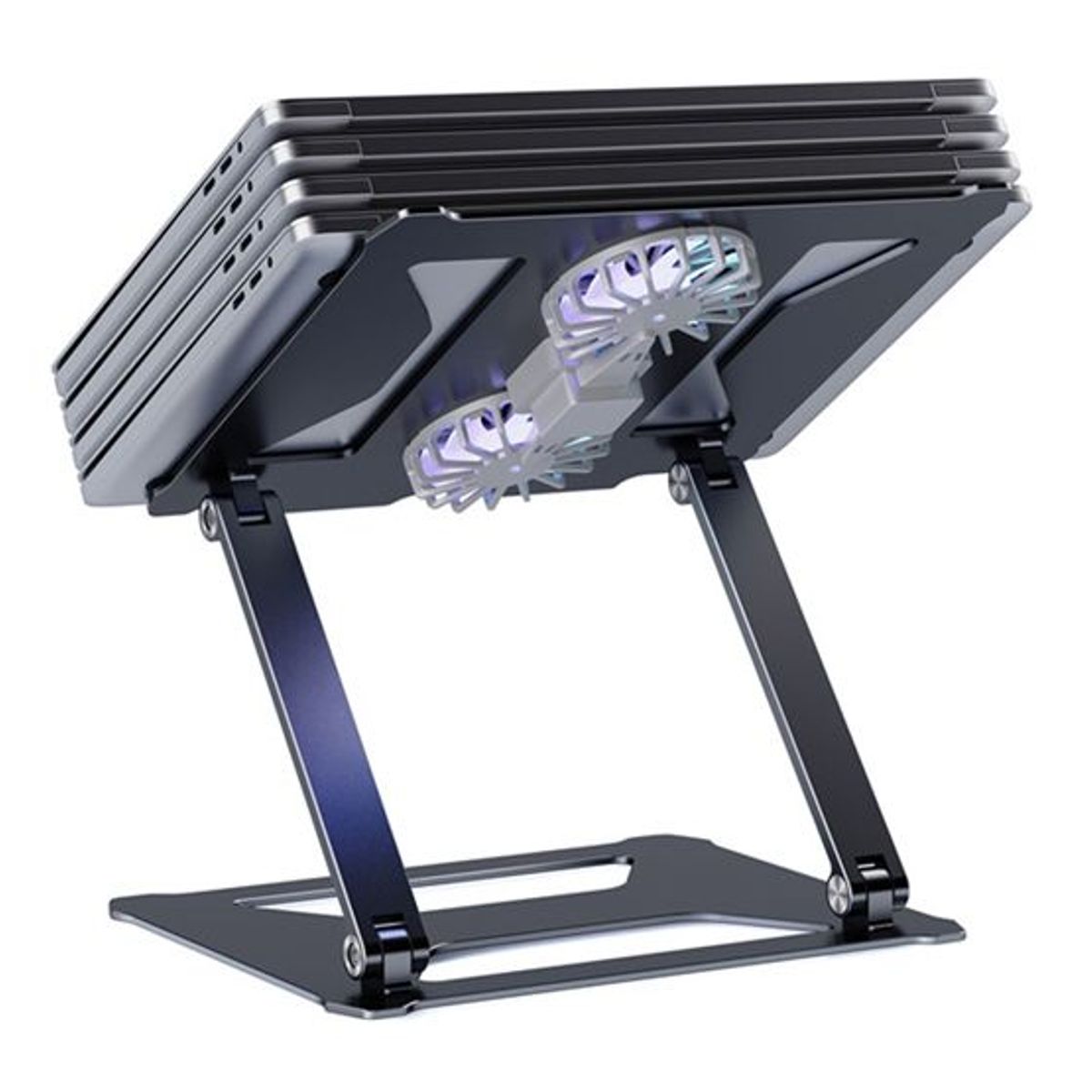 GENERICO - Cooler Para Lapto P18F Soporte De Enfriamiento Doble Ventilador