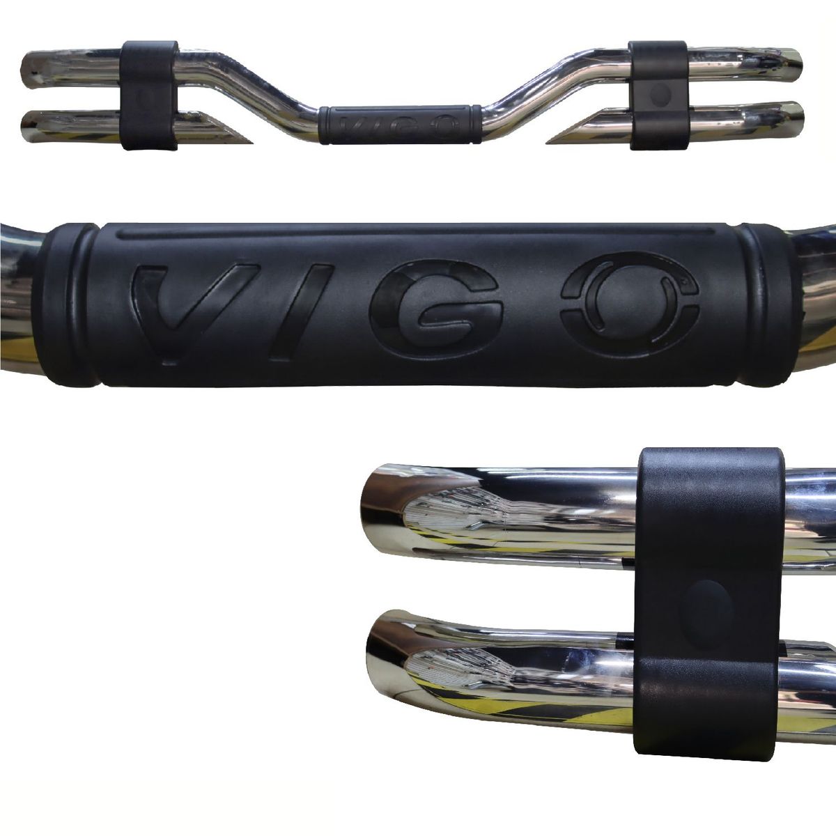 GENERICO - PARACHOQUE DEFENSA SOPORTE POSTERIOR ACERO RG-VO07