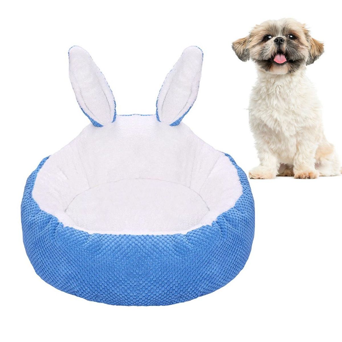 GENERICO - Cama para mascota importada orejas de conejo - Gris