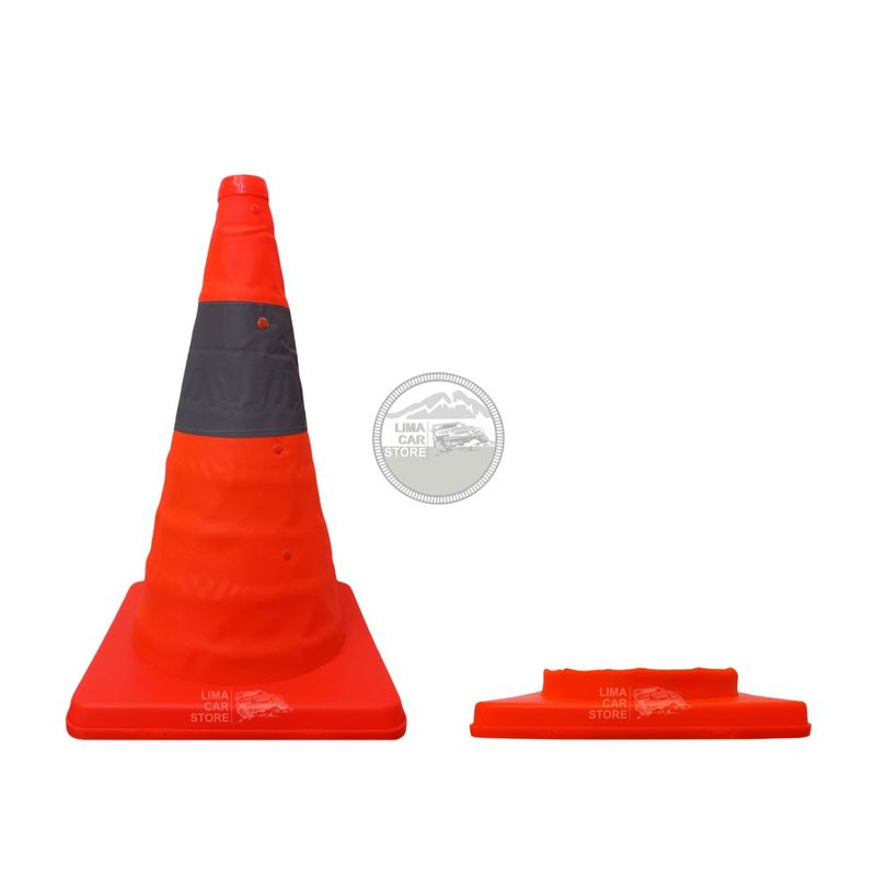 GENERICO - Cono De Emergencia Retractil 45cm Seguridad Vial Separador