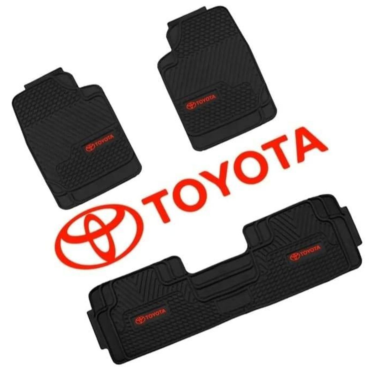 GENERICO - Pisos TOYOTA para Autos y Camionetas 3piezas