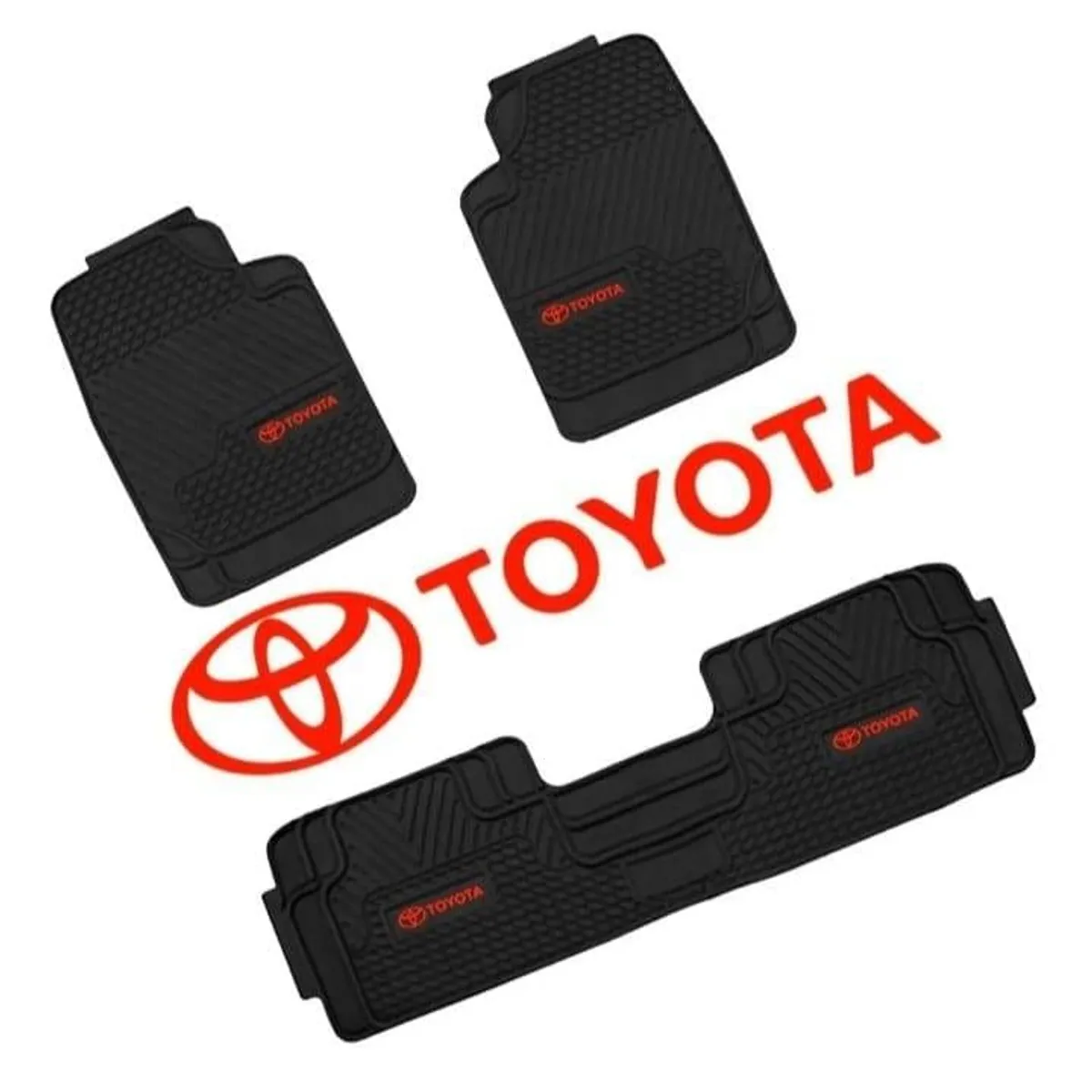 GENERICO - Pisos TOYOTA para Autos y Camionetas 3piezas
